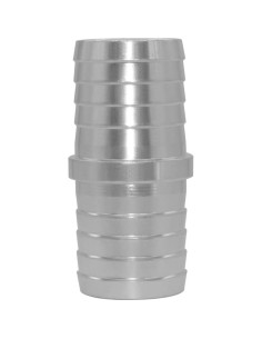 Conector de Manguera Barb YSIL 2.54 cm Aluminio Plateado 2