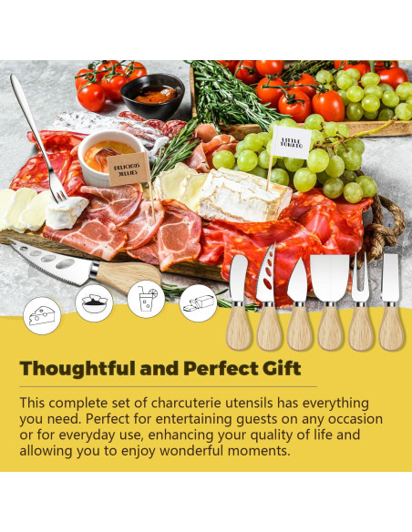 Set de Utensilios para Charcutería 70 Piezas Mlurcu Set de Utensilios para Charcutería 70 Piezas Mlurcu