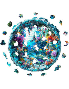 Rompecabezas 3D de Madera Welsky Fondo Marino 100 Piezas 2