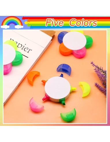Marcadores de Pétalo 8 PCS Zooyinfy Multicolor Escritura Suave