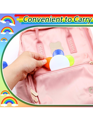 Marcadores de Pétalo 8 PCS Zooyinfy Multicolor Escritura Suave