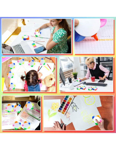 Marcadores de Pétalo 8 PCS Zooyinfy Multicolor Escritura Suave