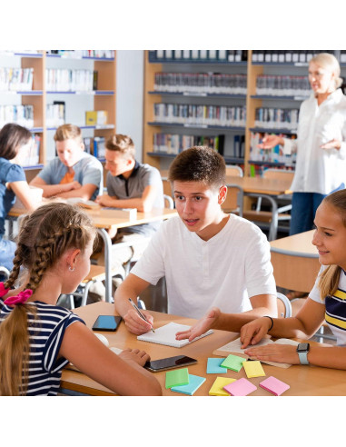 120 Notas Adhesivas Fainne 3.81x5.08cm Colores Brillantes