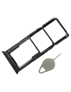 Bandeja SIM Doble Reemplazo Samsung Galaxy A12 Negro 2020