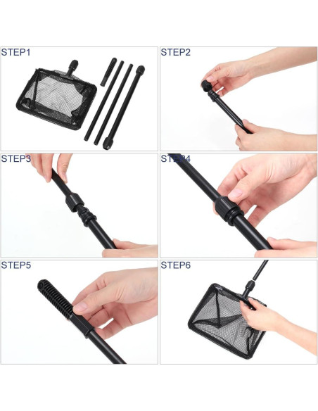 Red de Pesca POPETPOP Telescópica para Acuario 0.9m