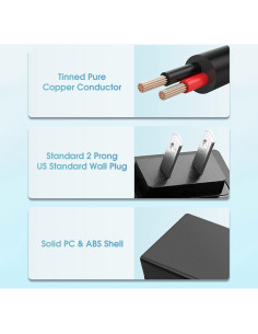 Adaptador de Poder Kado 12V-3A AC/DC 5.5x2.1mm con 8 Puntas 2