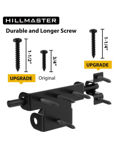 Cerradura Deslizante HILLMASTER para Puerta de Madera 16.19 cm 2