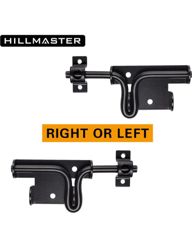 Cerradura Deslizante HILLMASTER para Puerta de Madera 16.19 cm