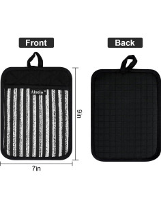 Juego de Agarraderas de Silicona Alselo 3 Piezas Antideslizantes 2