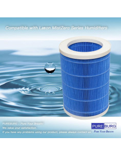 Filtro de Reemplazo PUREBURG para Humidificadores Lamon MistZero - Paquete de 2 2