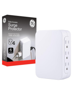 Protector Sobretensiones GE 6 Salidas Acceso Lateral 1200 Julios