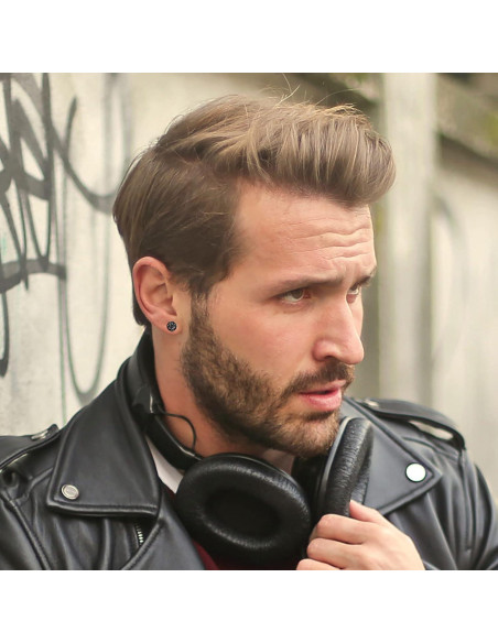 Pendientes Clip-On Acero Inoxidable Hipoalergénicos 6mm 8mm