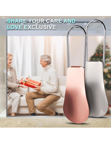 Tiradores de Zapatos de Metal Plegables 14.5 cm - EYIWEITING - Paquete de 2