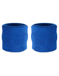 Banda para Muñeca Suddora Azul - Algodón Absorbente 8x7 cm