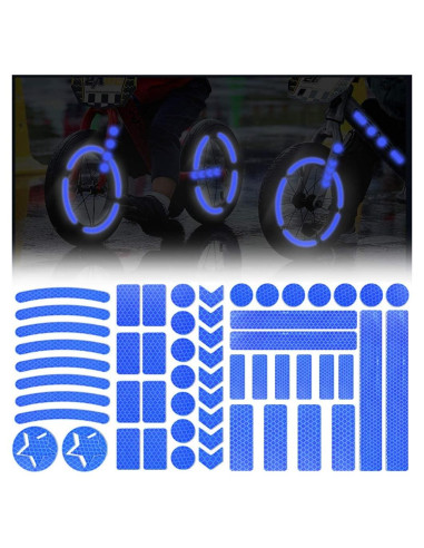 Calcomanías Reflectantes Leasinder 55 Pcs Seguridad Nocturna