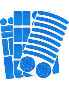 Calcomanías Reflectantes Leasinder 55 Pcs Seguridad Nocturna 2