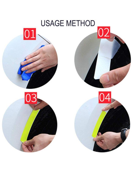 Calcomanías Reflectantes Leasinder 55 Pcs Seguridad Nocturna