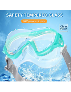 Gafas de Natación Supertrip QS010 con Cubierta Nasal y Correa Ajustable 2