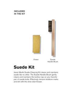 Kit de Limpieza Rápida Jason Markk para Suede - 4 Piezas 2