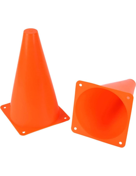 Conos de Seguridad Naranja Juvale 23 cm Paquete de 12