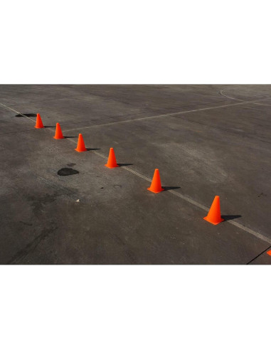 Conos de Seguridad Naranja Juvale 23 cm Paquete de 12