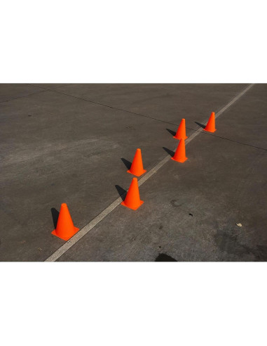 Conos de Seguridad Naranja Juvale 23 cm Paquete de 12