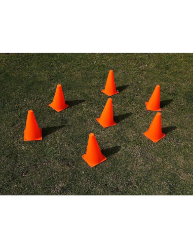 Conos de Seguridad Naranja Juvale 23 cm Paquete de 12