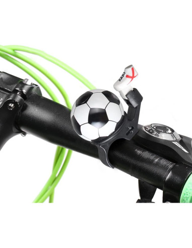 Timbre de Bicicleta Kakalote 2pcs Diseño Fútbol Sonido Claro