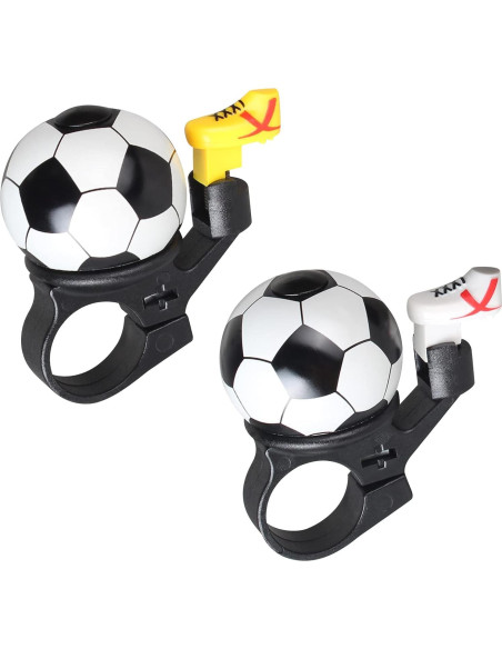 Timbre de Bicicleta Kakalote 2pcs Diseño Fútbol Sonido Claro
