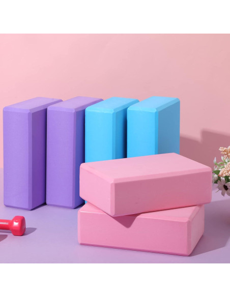 Bloques de Yoga Meooeck 30 Pcs Espuma EVA Antideslizante 23x15x7.5cm