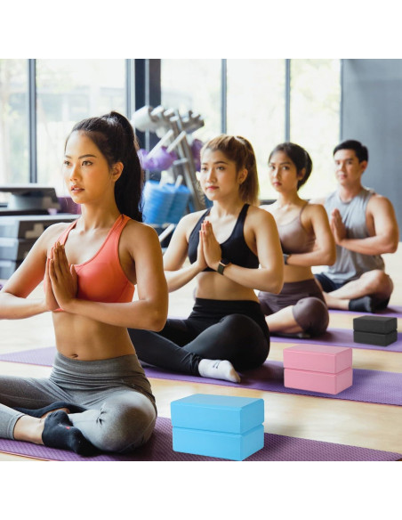 Bloques de Yoga Meooeck 30 Pcs Espuma EVA Antideslizante 23x15x7.5cm