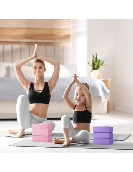 Bloques de Yoga Meooeck 30 Pcs Espuma EVA Antideslizante 23x15x7.5cm