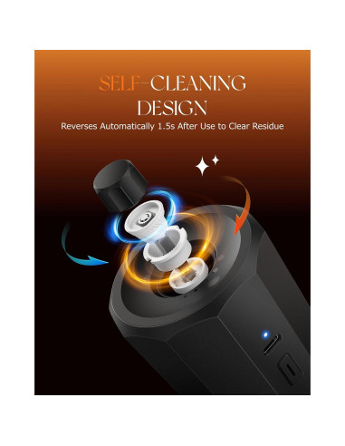 Juego de Molinillos Eléctricos de Sal y Pimienta Sangcon SK1001-2B