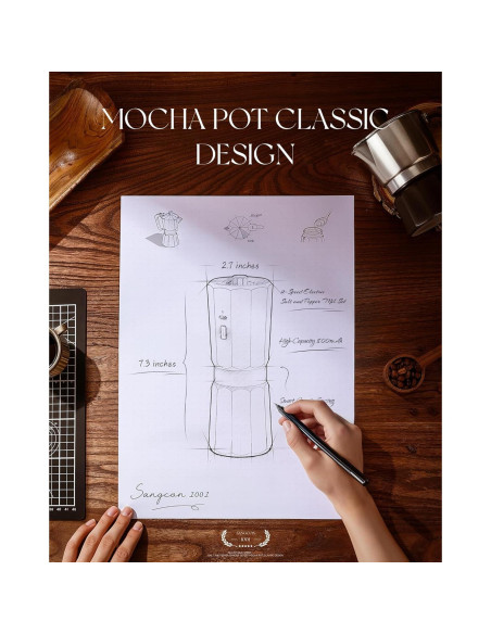 Juego de Molinillos Eléctricos de Sal y Pimienta Sangcon SK1001-2B