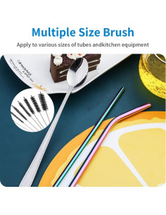 Juego de 10 Cepillos de Limpieza Flexible CANIPHA 155 cm 2