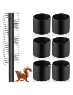 Baffle a Prueba de Ardillas Qualirey 6 Pcs para Comederos