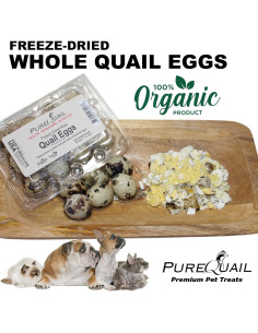 Topping Liofilizado de Huevo de Codorniz Orgánico PureQuail - 24 Unidades 2