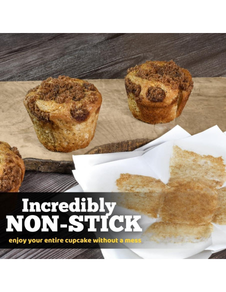 Forros para Muffins Tulipanes Blancos Bake Buddies - 200 Unidades