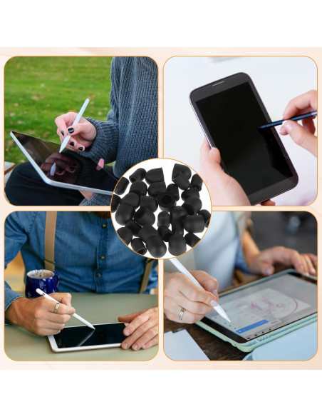 30 Puntas de Goma Universales para Estilógrafos Vin Beauty