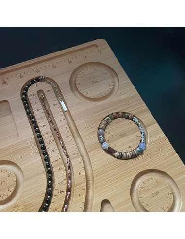 Tabla de cuentas Sinzkarb para pulseras y collares DIY 42x29cm