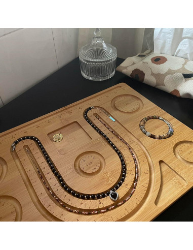 Tabla de cuentas Sinzkarb para pulseras y collares DIY 42x29cm