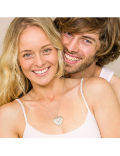 Collar Locket Personalizado Easycosy Acero Inoxidable 50.8 cm 2