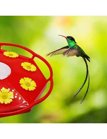 30 Piezas Repuesto Alimentador Colibrí Jinshining Amarillo 3cm