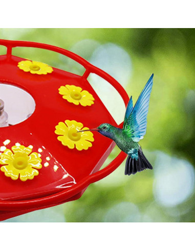 30 Piezas Repuesto Alimentador Colibrí Jinshining Amarillo 3cm