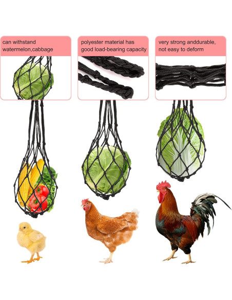 8 Juguetes para Pollos CHNB - Columpio, Xilófono, Espejo y Más