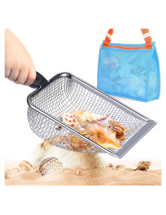 Pala de Malla para Playa Vodolo con Bolsa para Conchas