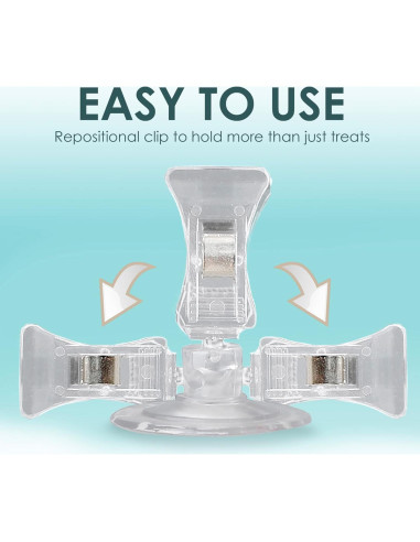 Paquete de 4 Clips de Ventosa JOR para Acuarios 5 cm