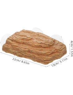 Plataforma de Sol para Tortugas Toddmomy 22x13cm con Ventosa 2