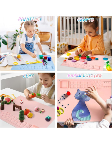 Estación de Pintura YOUMAYSTORY con Alfombrilla y Limpiador