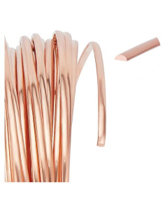 Alambre de Cobre 0.6mm BENECREAT para Joyería y Manualidades - 6m